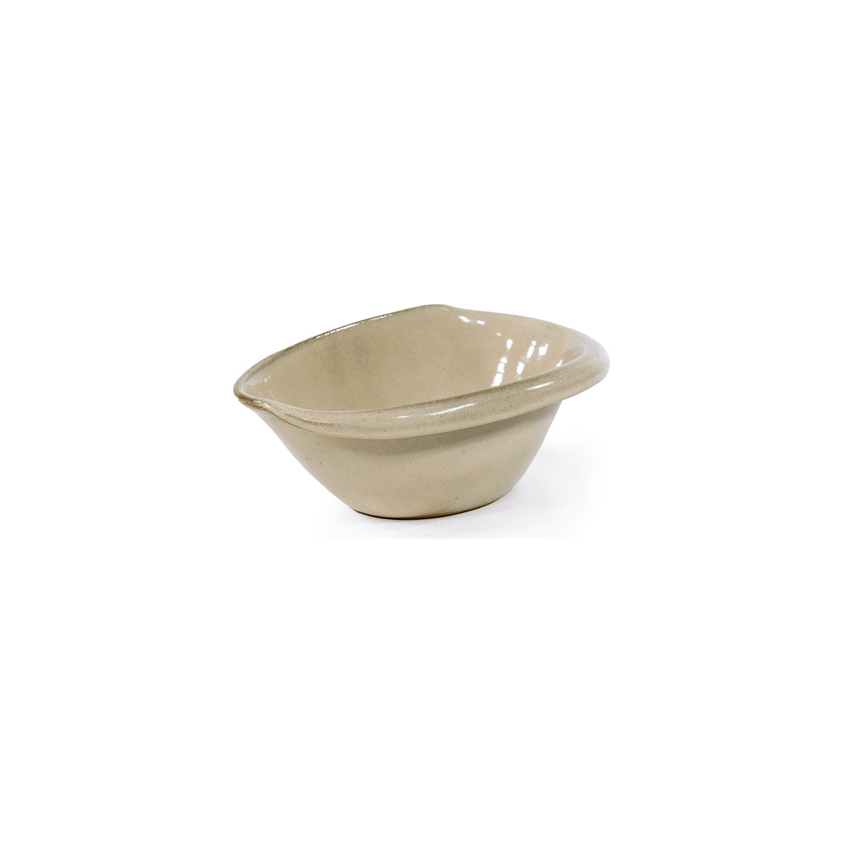 Schale oval Ali Terracotta Sandbraun High von Gommaire, Terracotta Sandbraun, W 24 × D 40 × H 15 cm