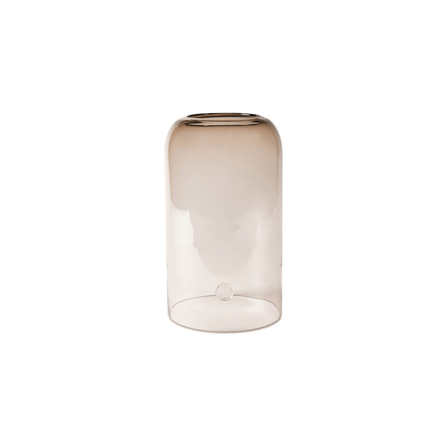 Windlicht Eljiot Topasglas Large von Gommaire, Topasglas, Ø 29 × H 49 cm