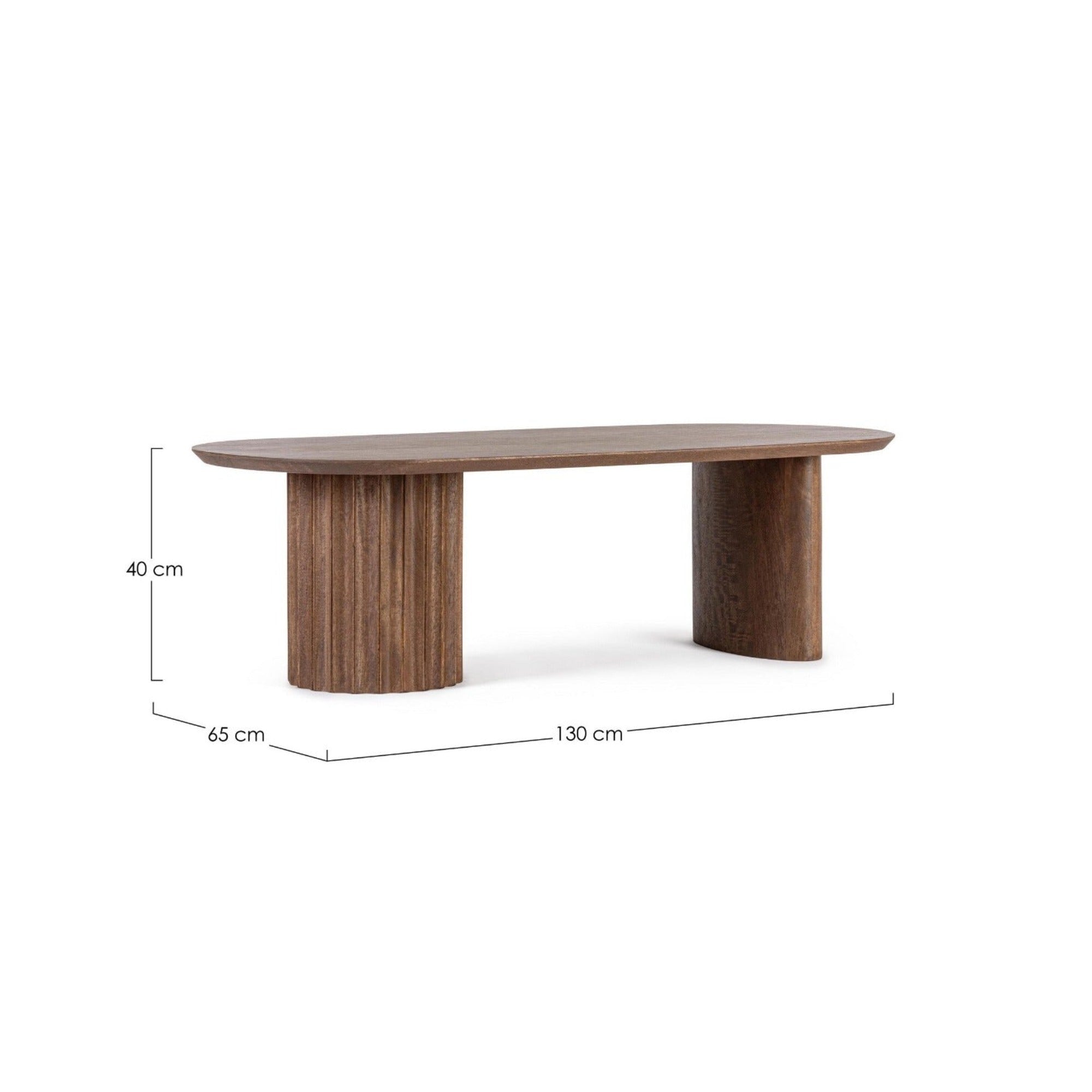 Couchtisch Orissa Naturfarbe von Bizzotto – Mangoholz, Ansicht, im STUFF Shop
