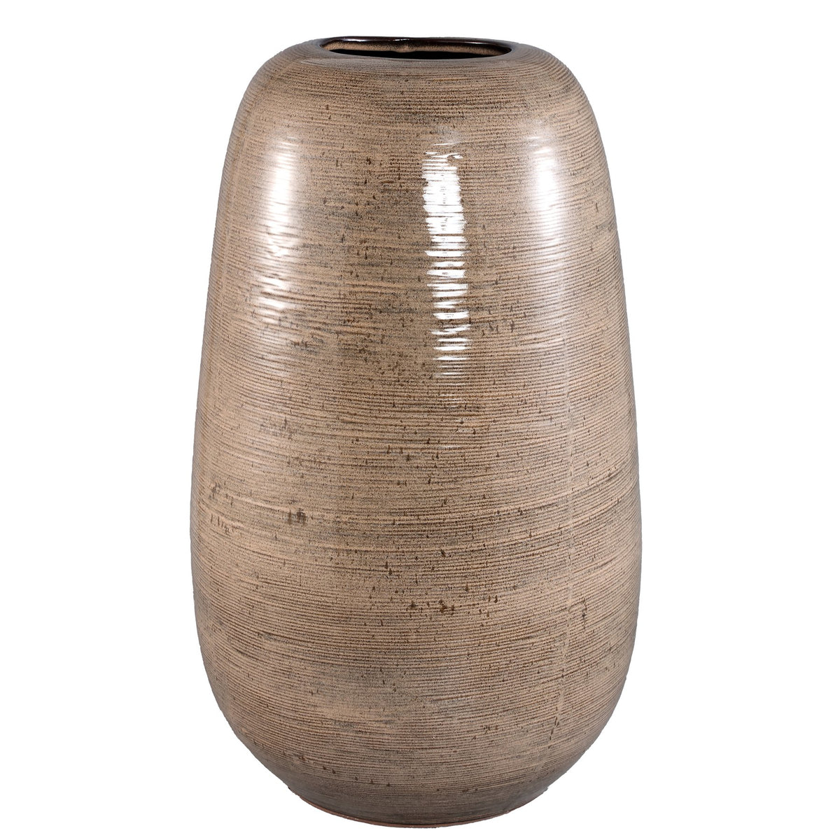 Bodenvase Mavric Braun 70 cm, Freisteller