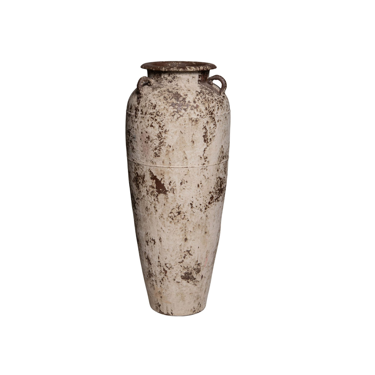 Bodenvase Robena Creme antik 120 cm, Freisteller