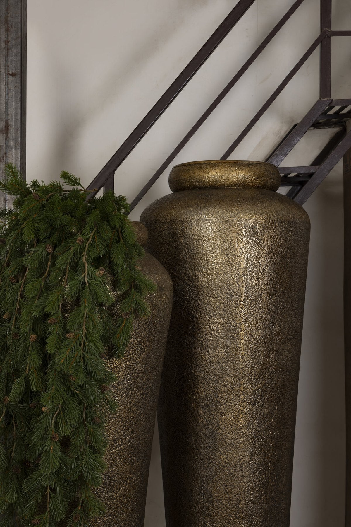 PTMD Zavir Bodenvase Gold antik