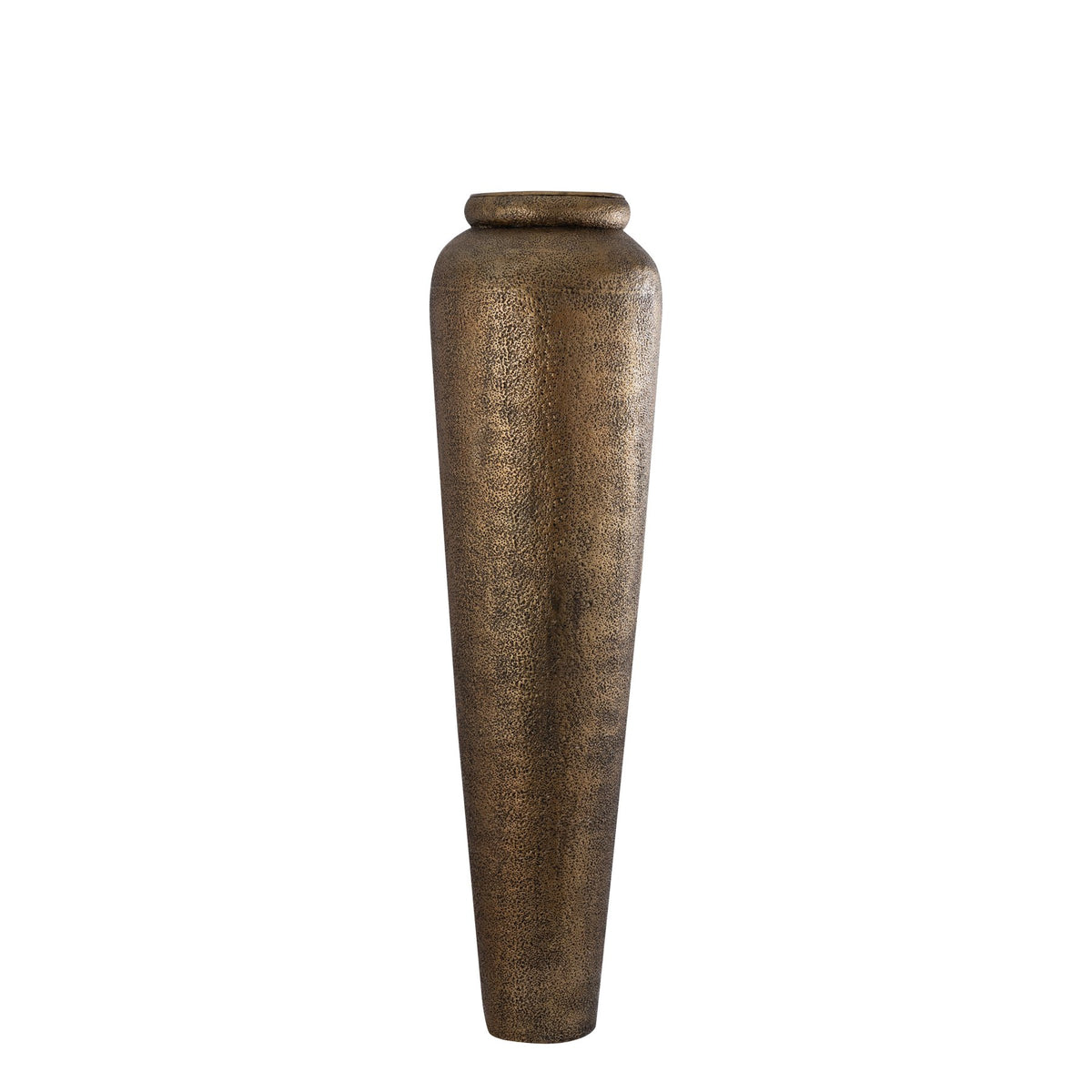 Bodenvase Zavir Gold antik 198 cm, Freisteller