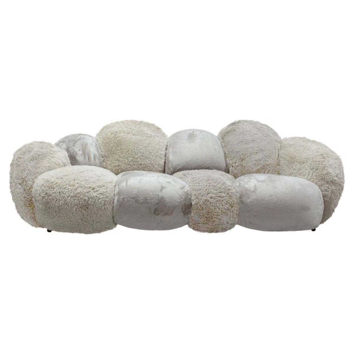 Curvae Sofa Lush von PTMD in Beige, Freisteller
