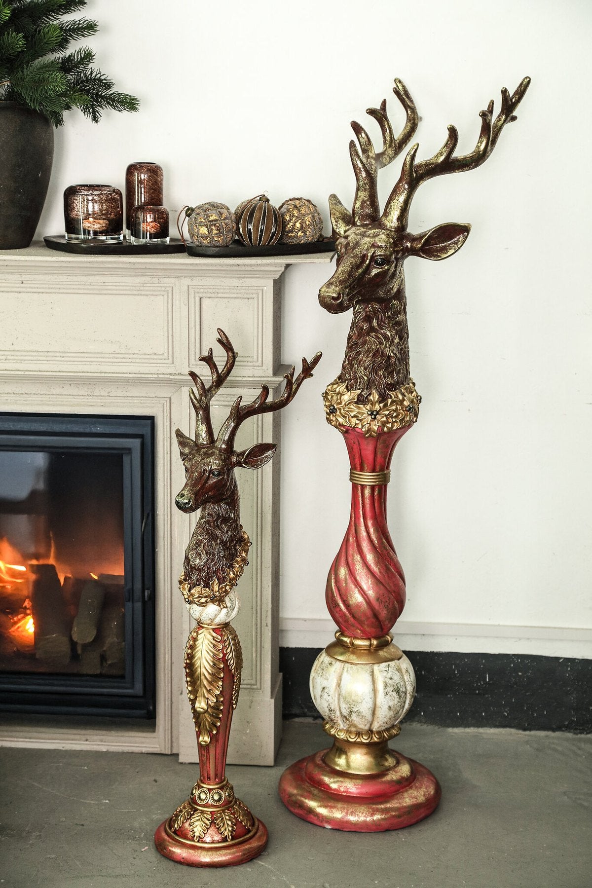 PTMD Blitzen Hirschbüste Rosé