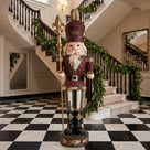 Nussknacker Jolly Rot | Große Standfigur, 157 cm