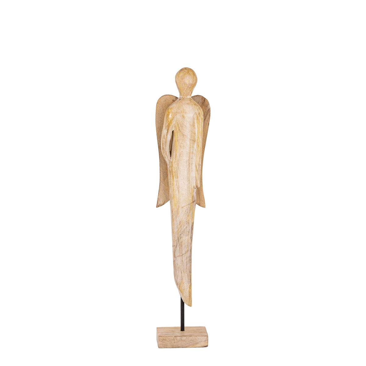 Dekofigur Marya Engel aus Mangoholz, 86 cm, Freisteller