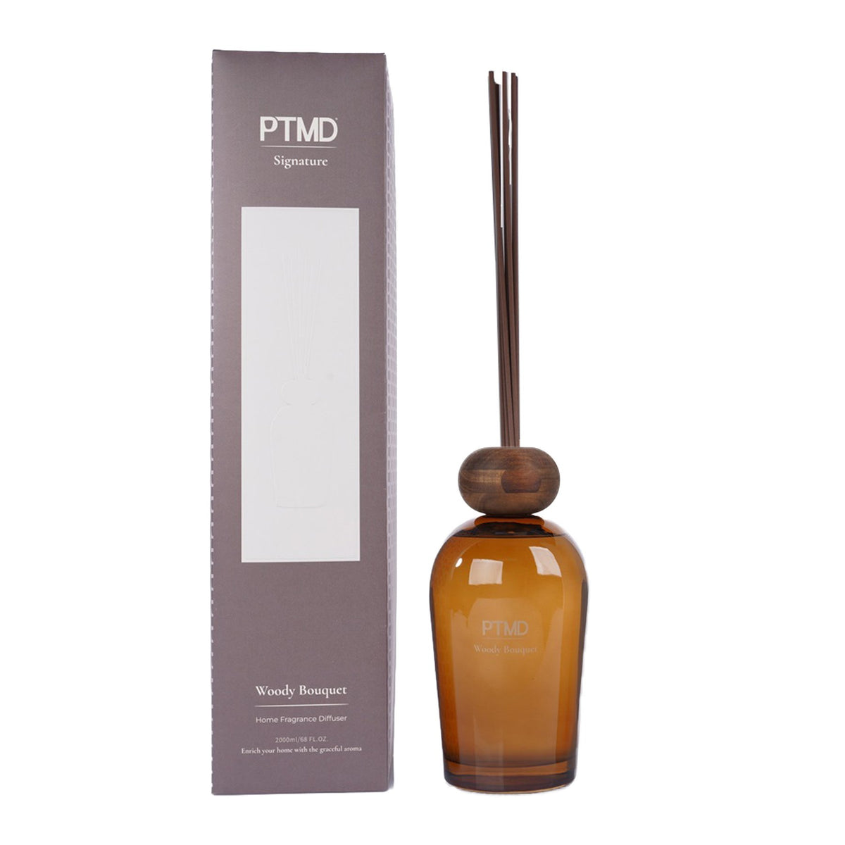 Duftstäbchen PTMD Signature Woody Bouquet 2 L mit Geschenkbox, Freisteller