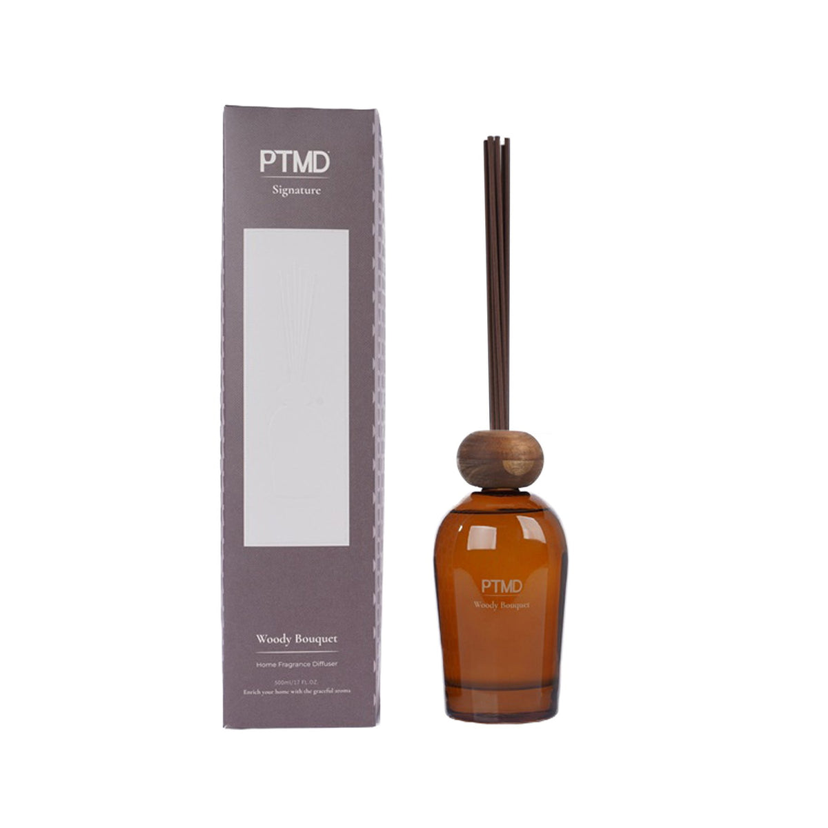 Duftstäbchen PTMD Signature Woody Bouquet 500 ml mit Geschenkbox, Freisteller