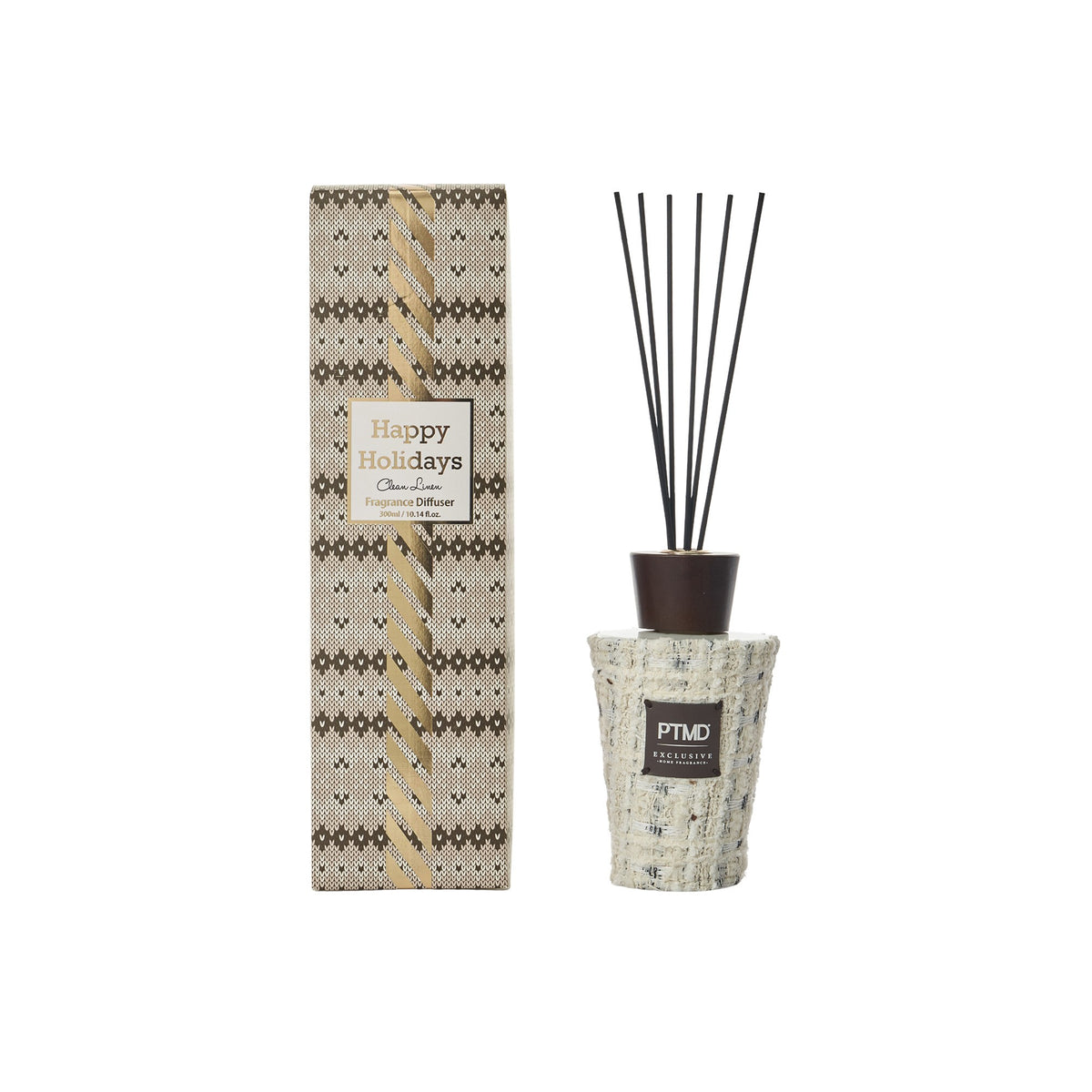 Duftstäbchen PTMD Xmas Special Frisches Leinen 300 ml mit Geschenkbox, Freisteller