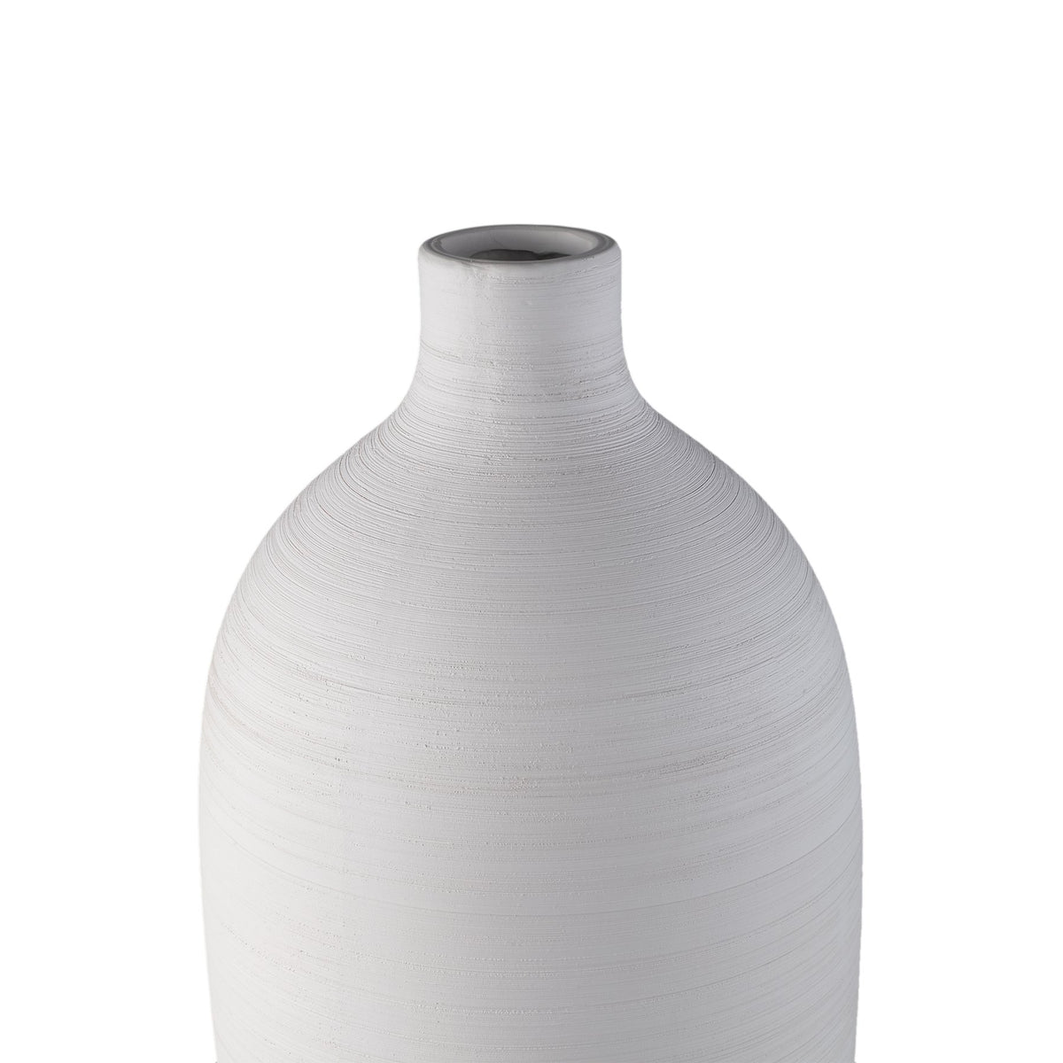 PTMD Cavinn Flaschenvase Weiß