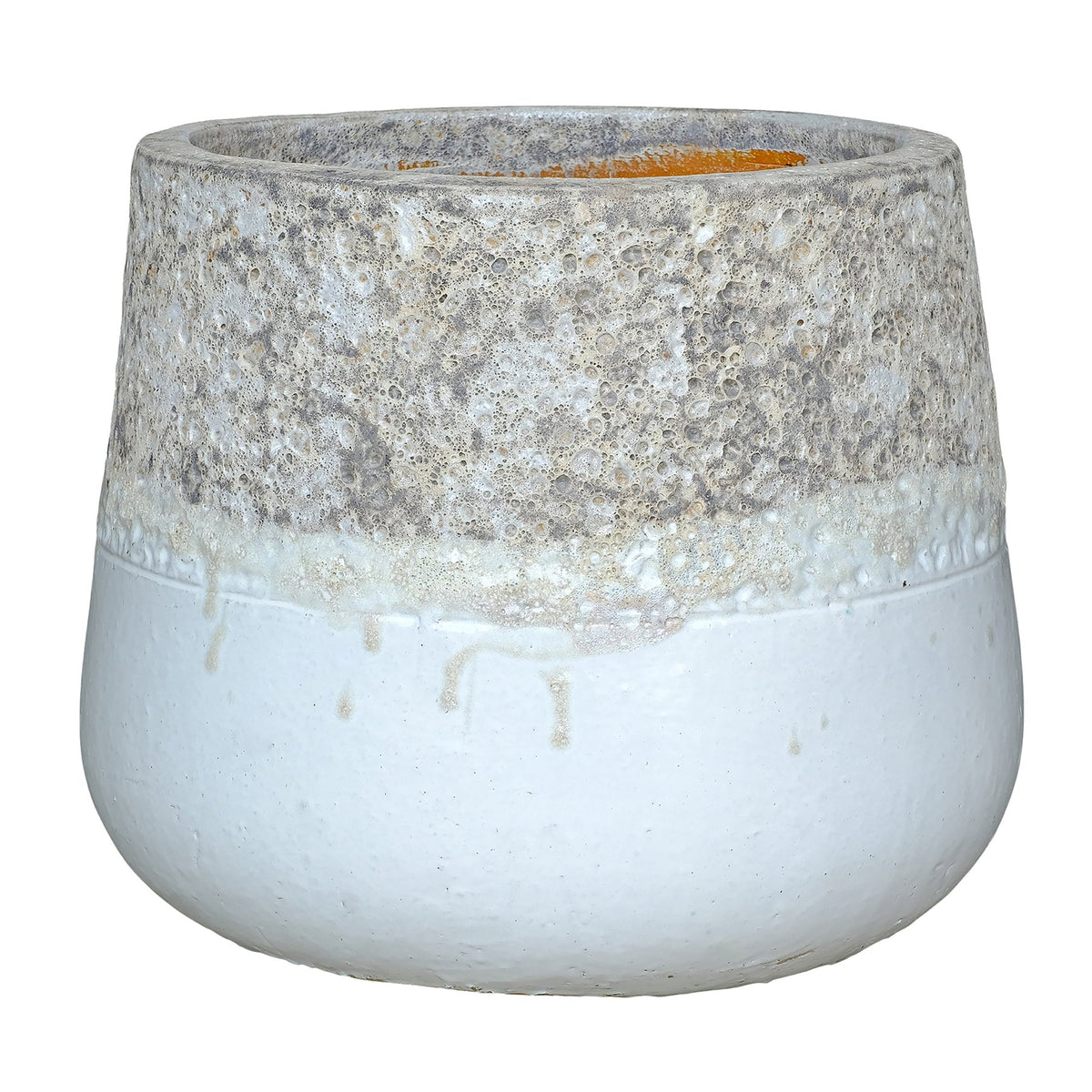 Pflanzkübel Lenz Weiß-Grau 61 cm, Freisteller