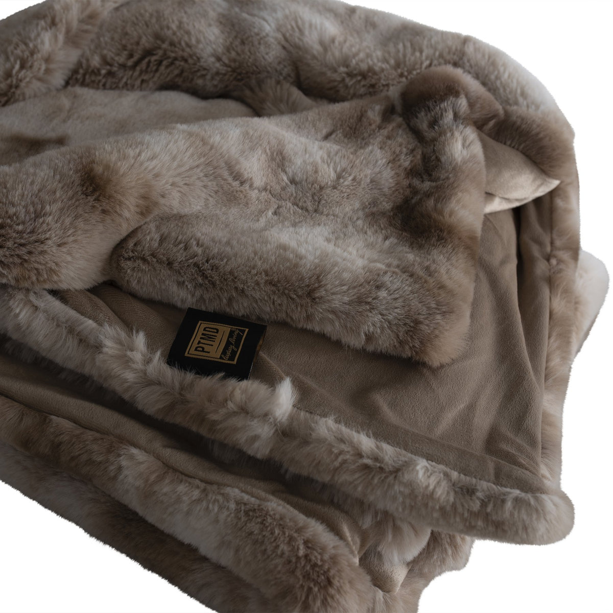 PTMD Linde Webpelz in Beige