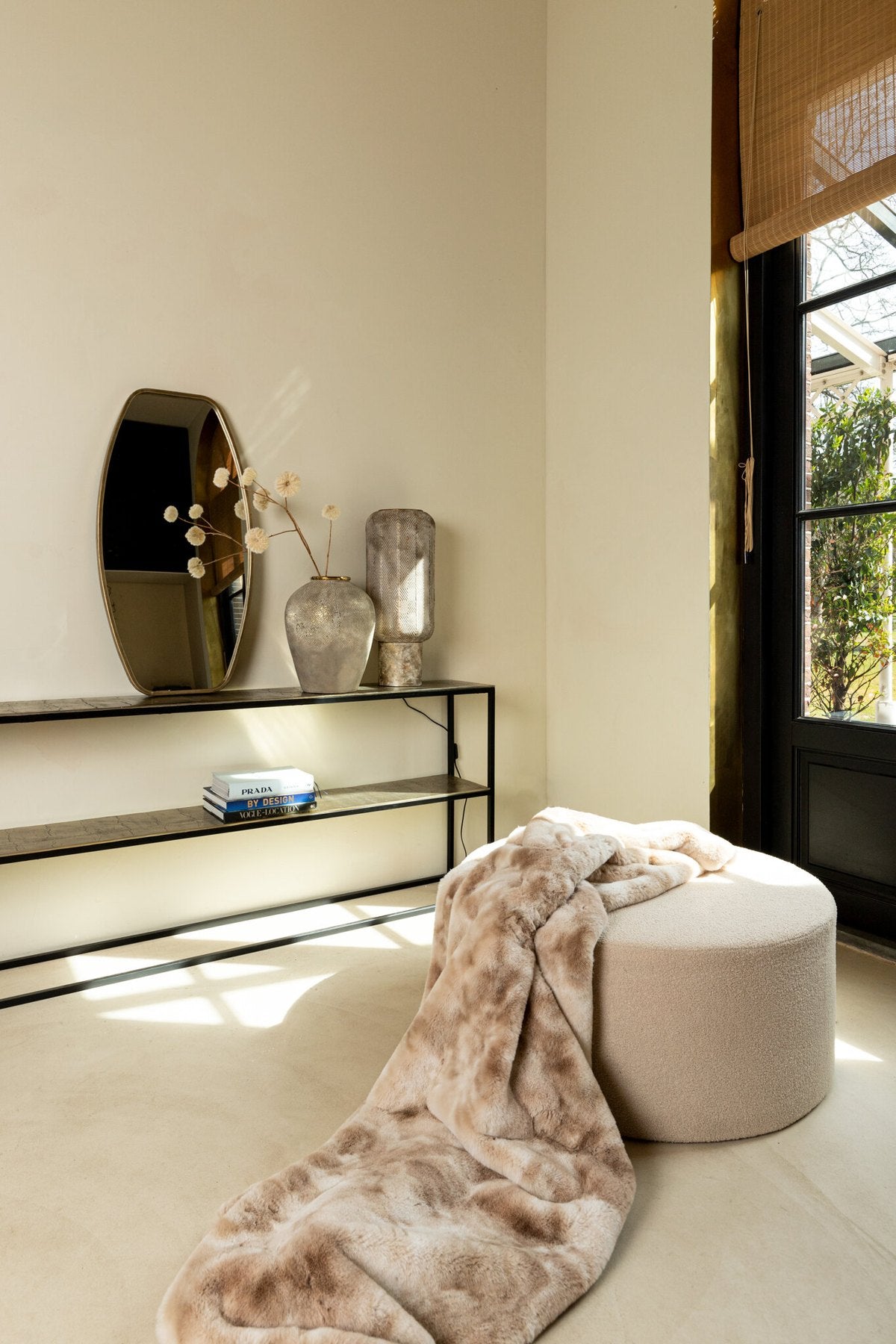 PTMD Linde Webpelz in Beige