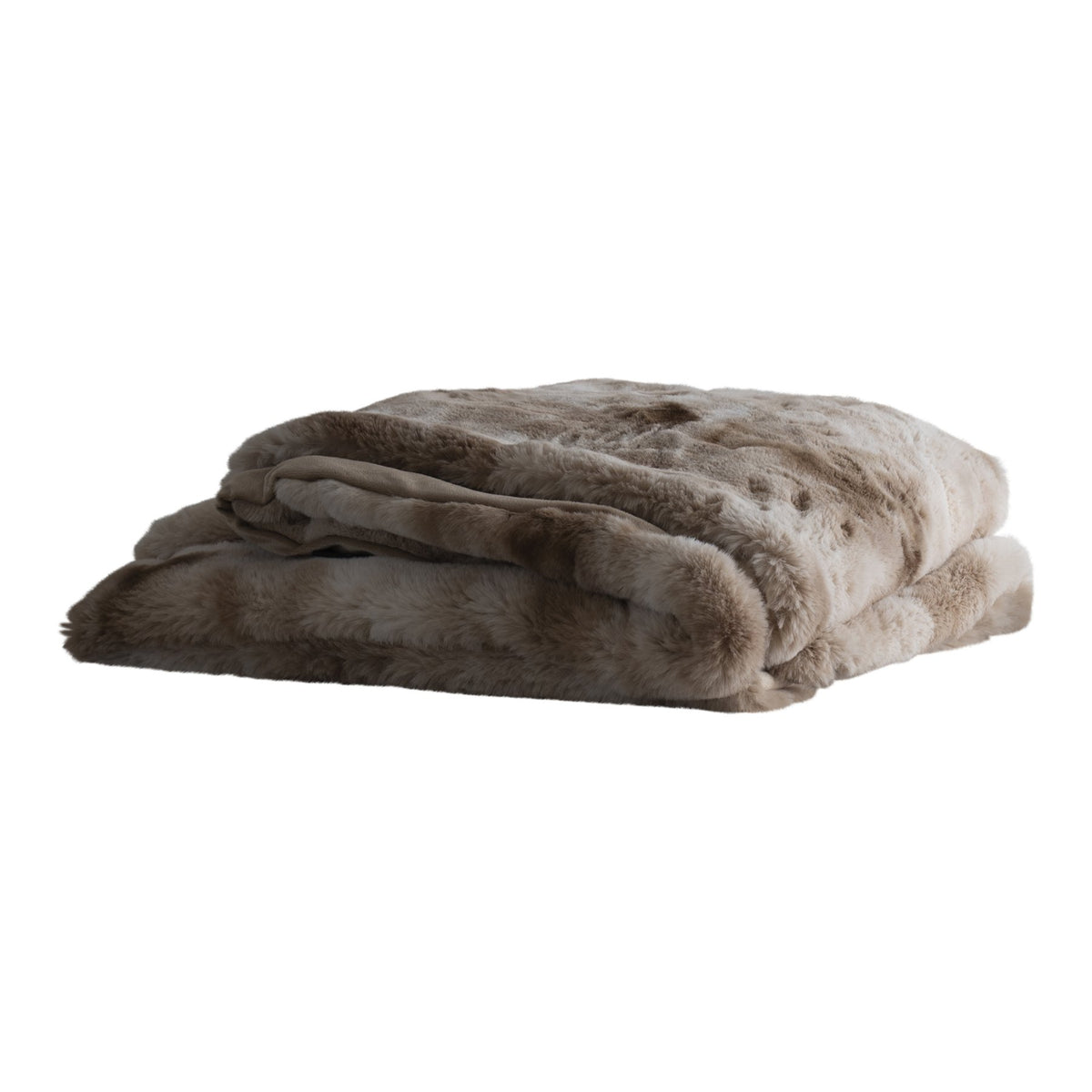 Plaid Linde in Beige im Wohnraum