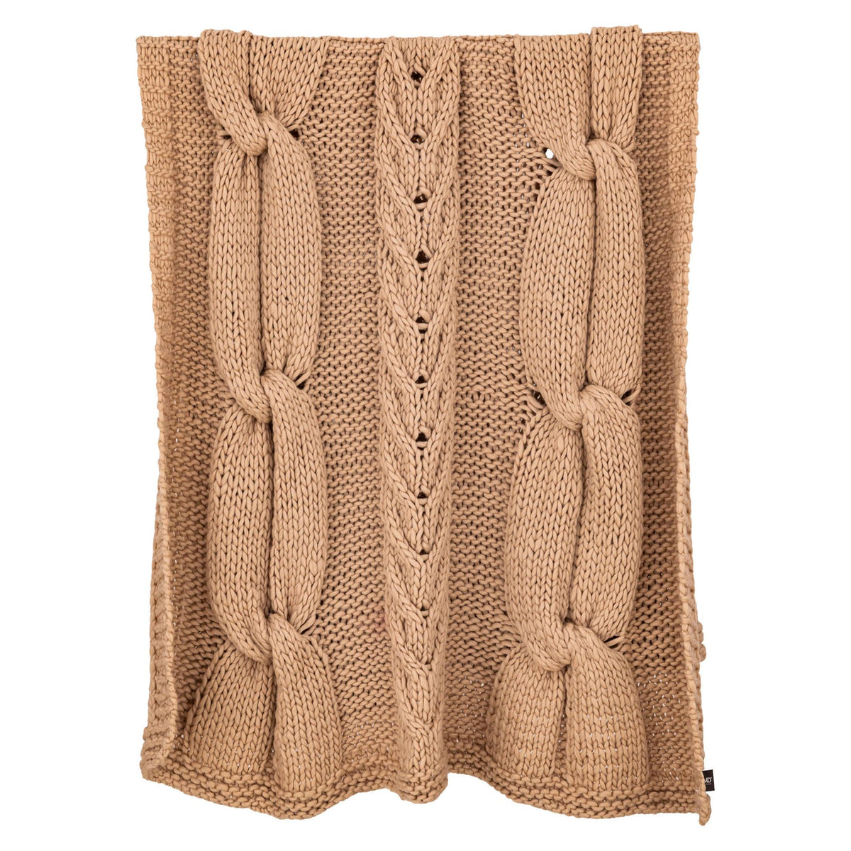 PTMD Rama Strickplaid Taupe
