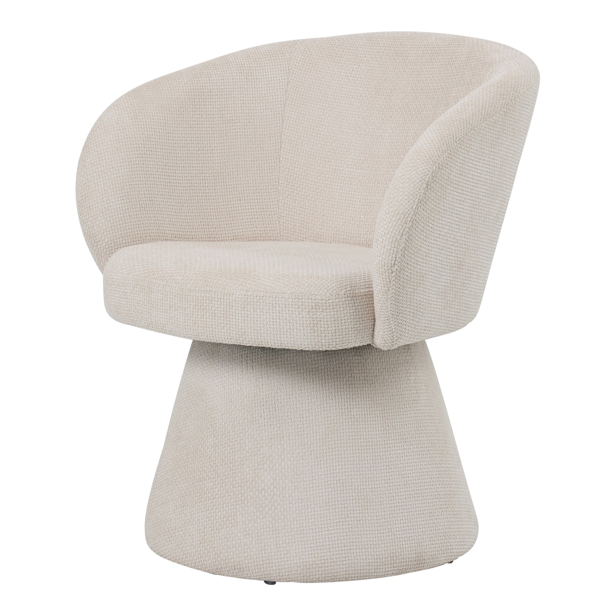 Polsterstuhl Hermes Cream von PTMD, Vorderansicht