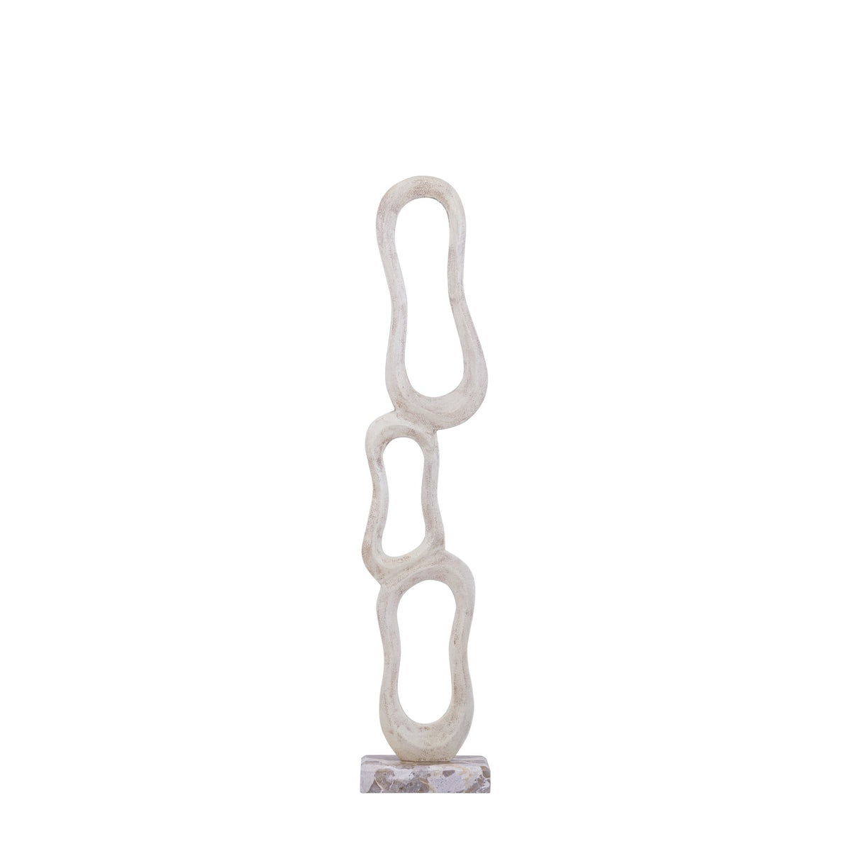 Skulptur Camare Beige 123 cm, Freisteller