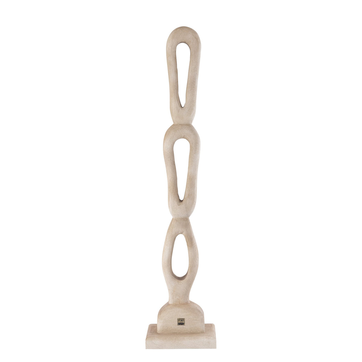 Skulptur Rhyce Natur 98 cm, Freisteller