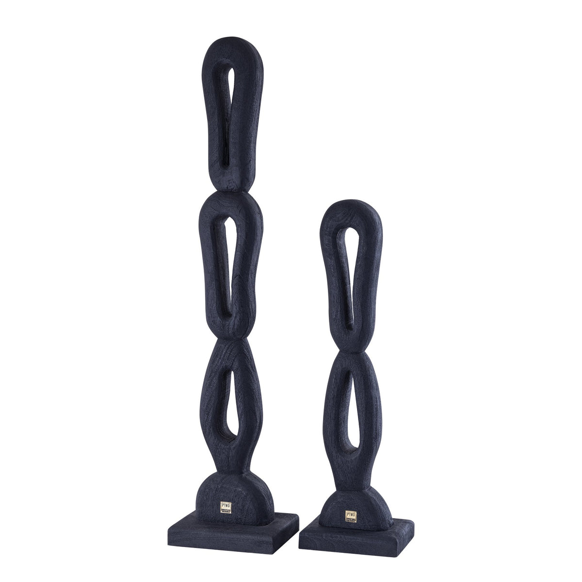 PTMD Rhyce Skulptur Schwarz