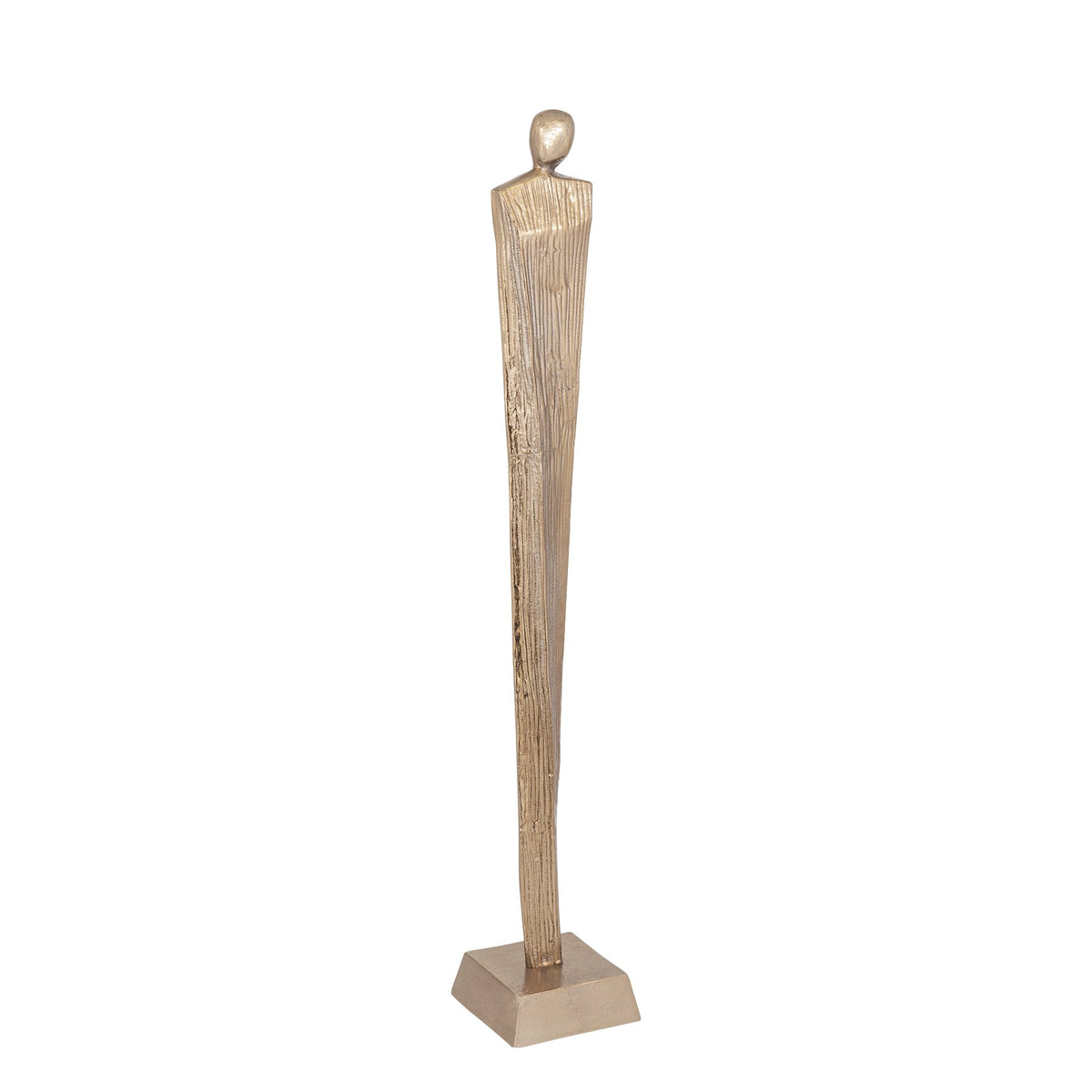 PTMD Symon Skulptur Braun-Gold