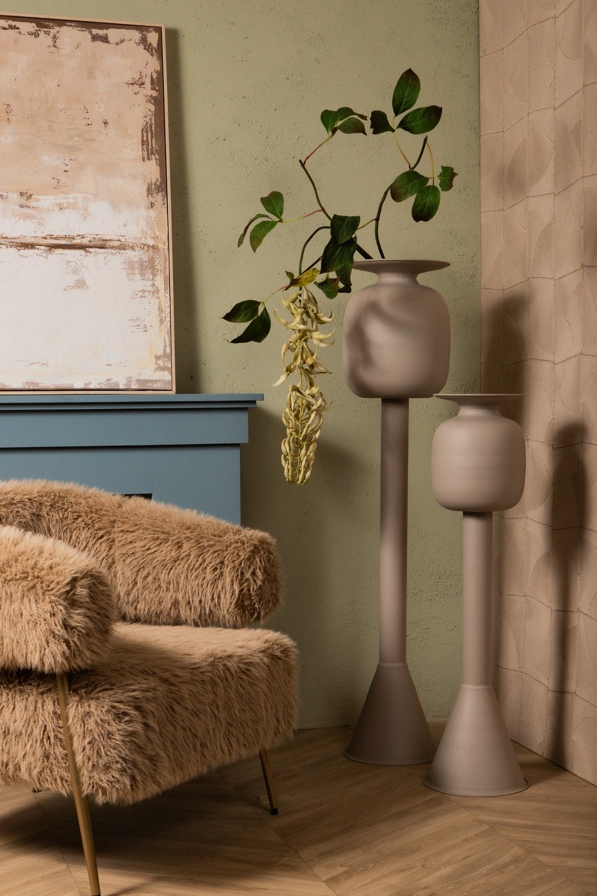 PTMD Dainah Standvase Creme