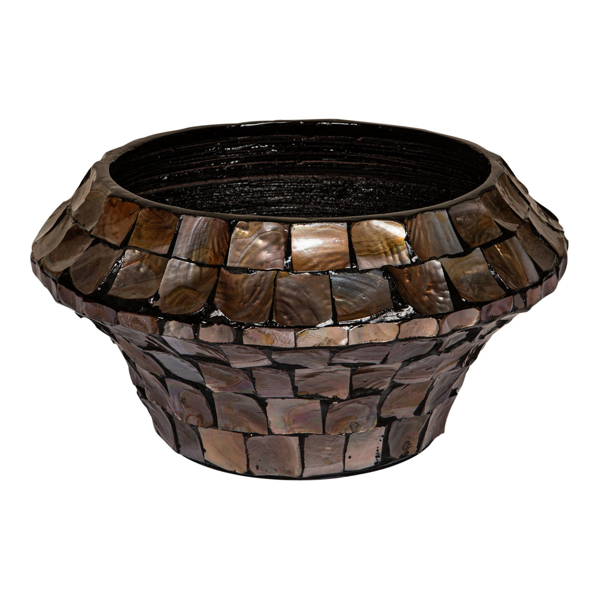 Übertopf Daven Bronze 20 cm, Freisteller