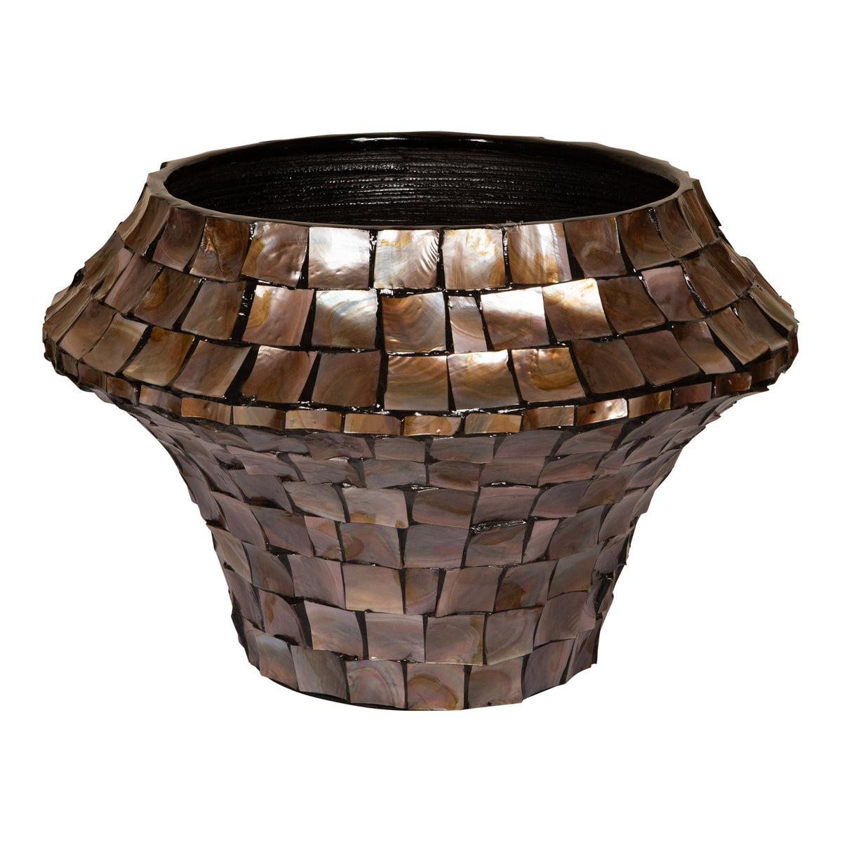 Übertopf Daven Bronze 40 cm, Freisteller