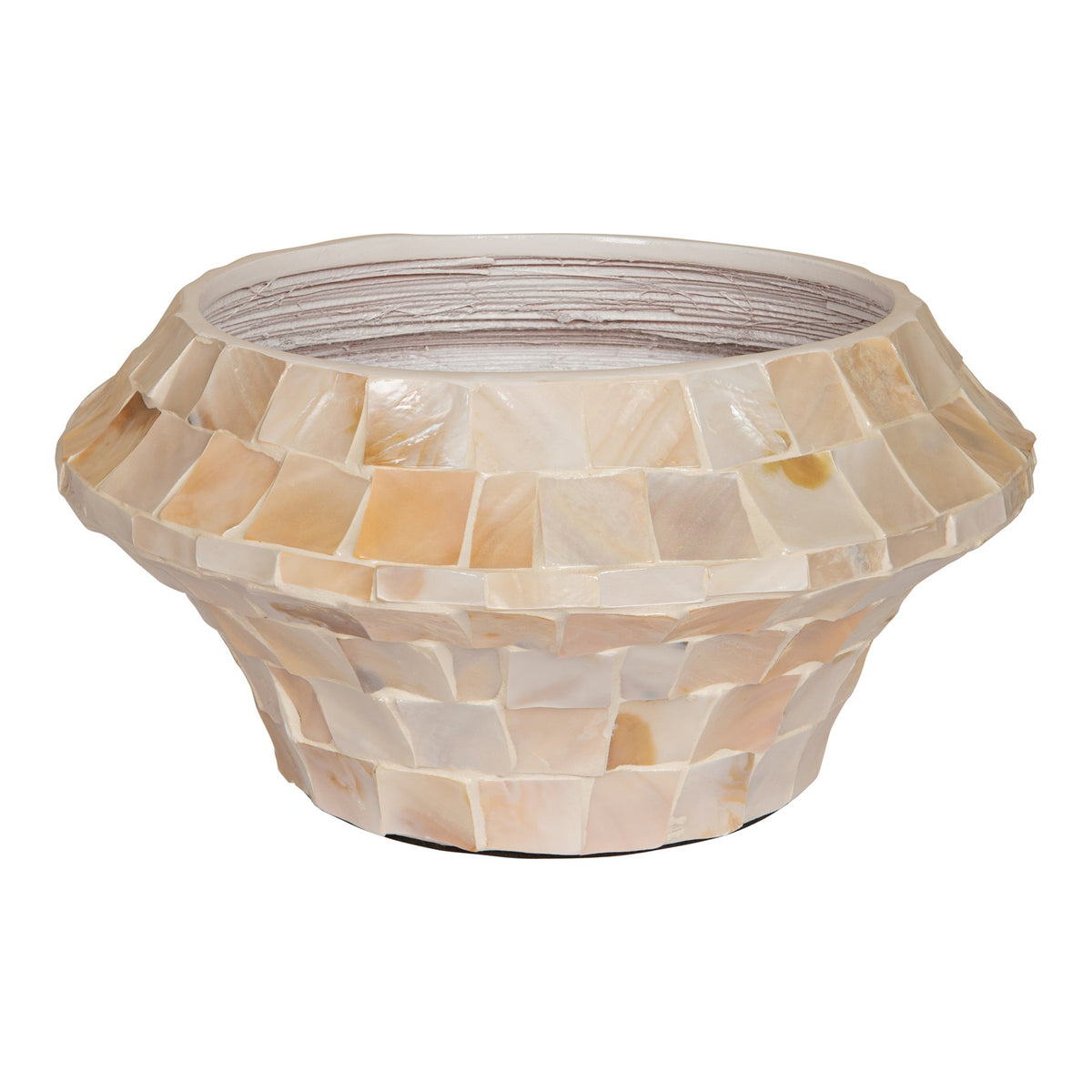 Übertopf Daven Creme 20 cm, Freisteller