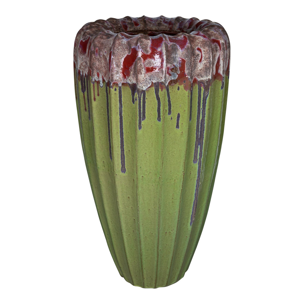 Übertopf Linex Grün 105 cm, Freisteller