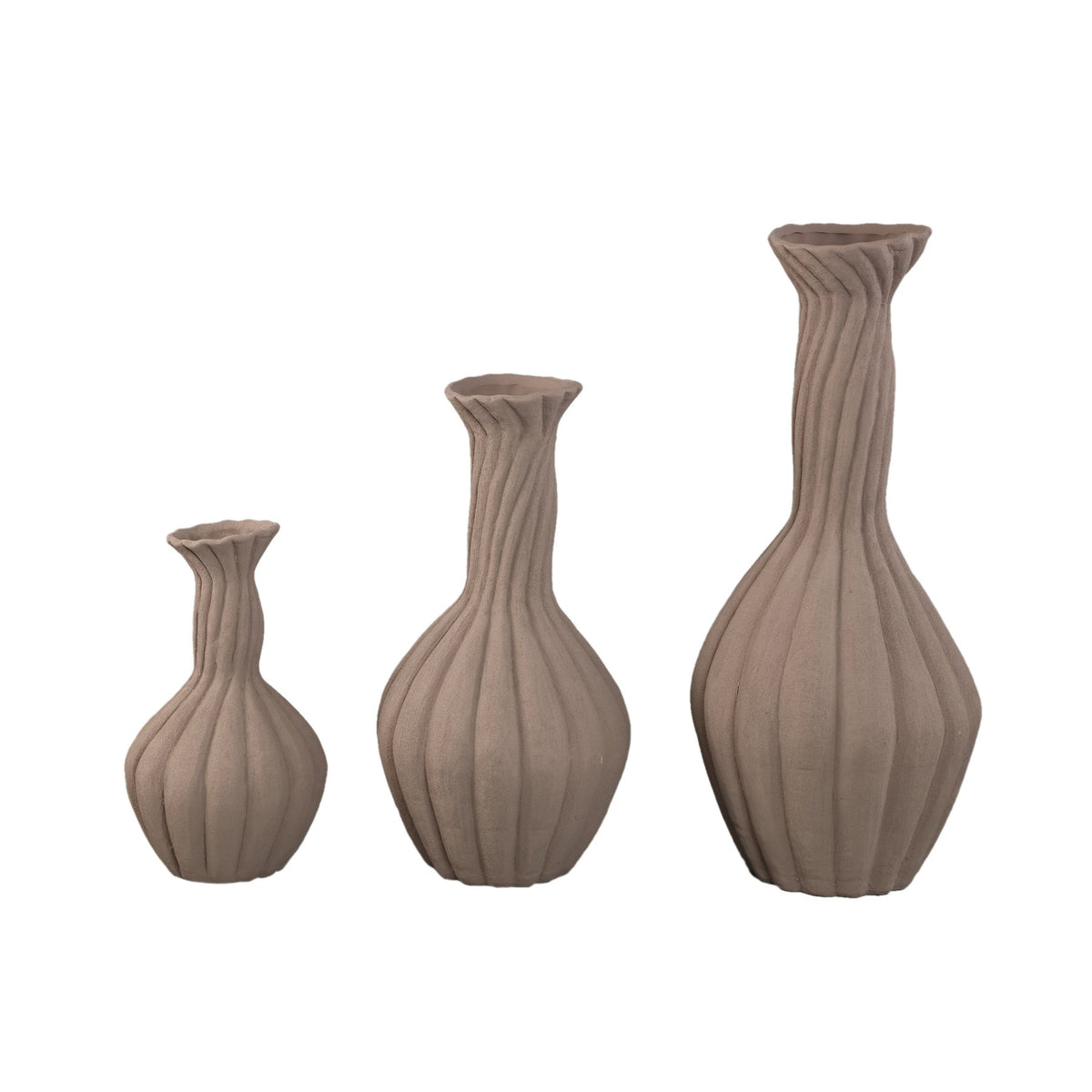 PTMD Lydia Vase Dunkelbraun
