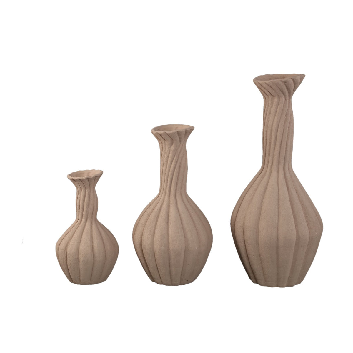 PTMD Lydia Vase Hellbraun