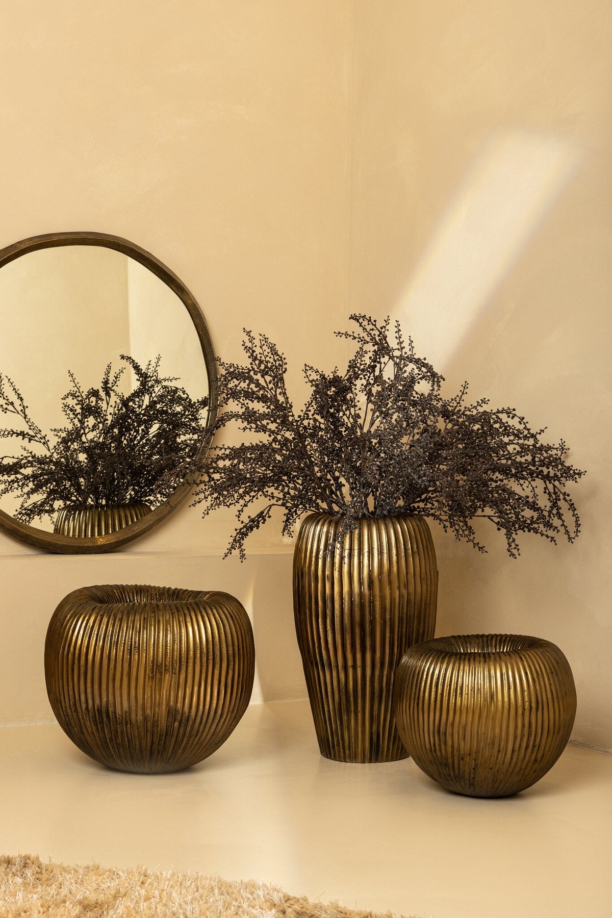 PTMD Russel Vase Gold