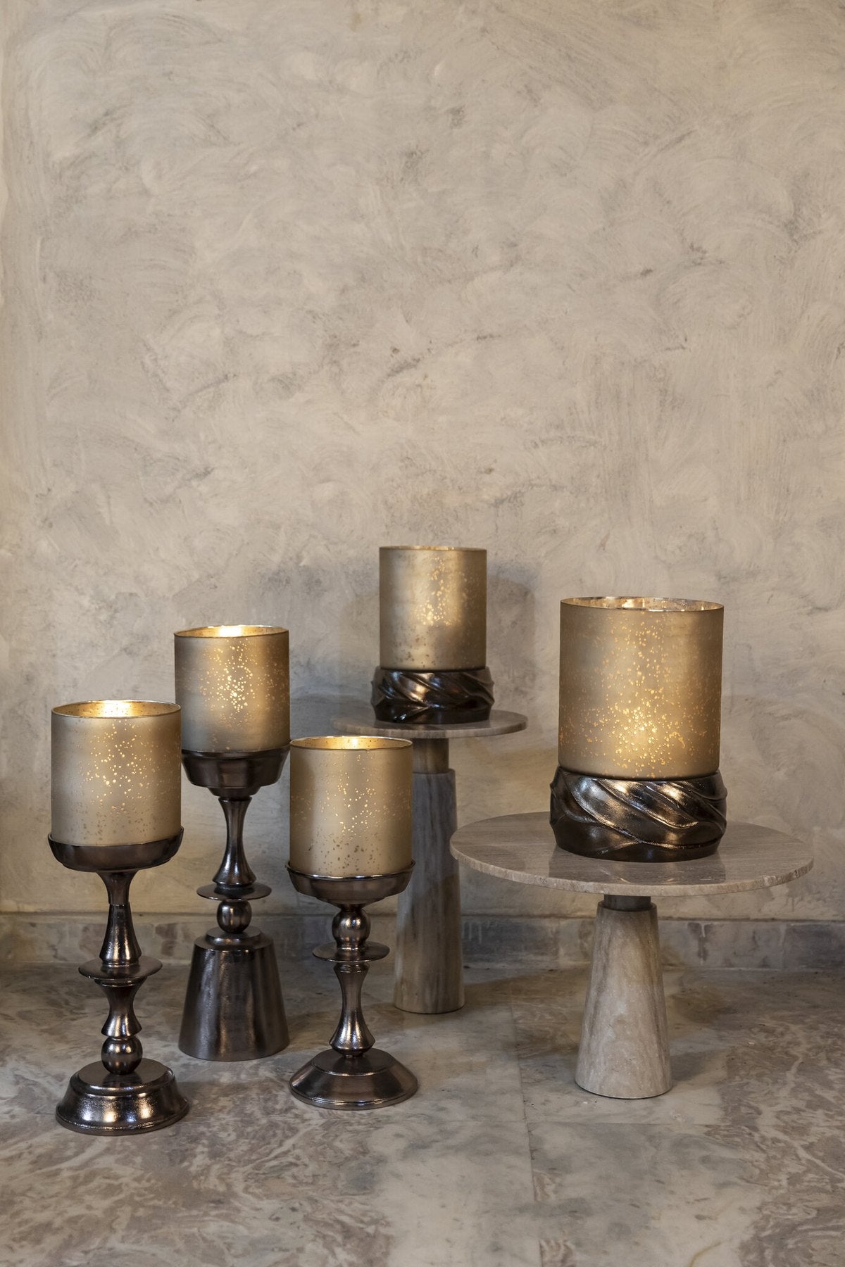 PTMD Eliviana Windlicht Silber