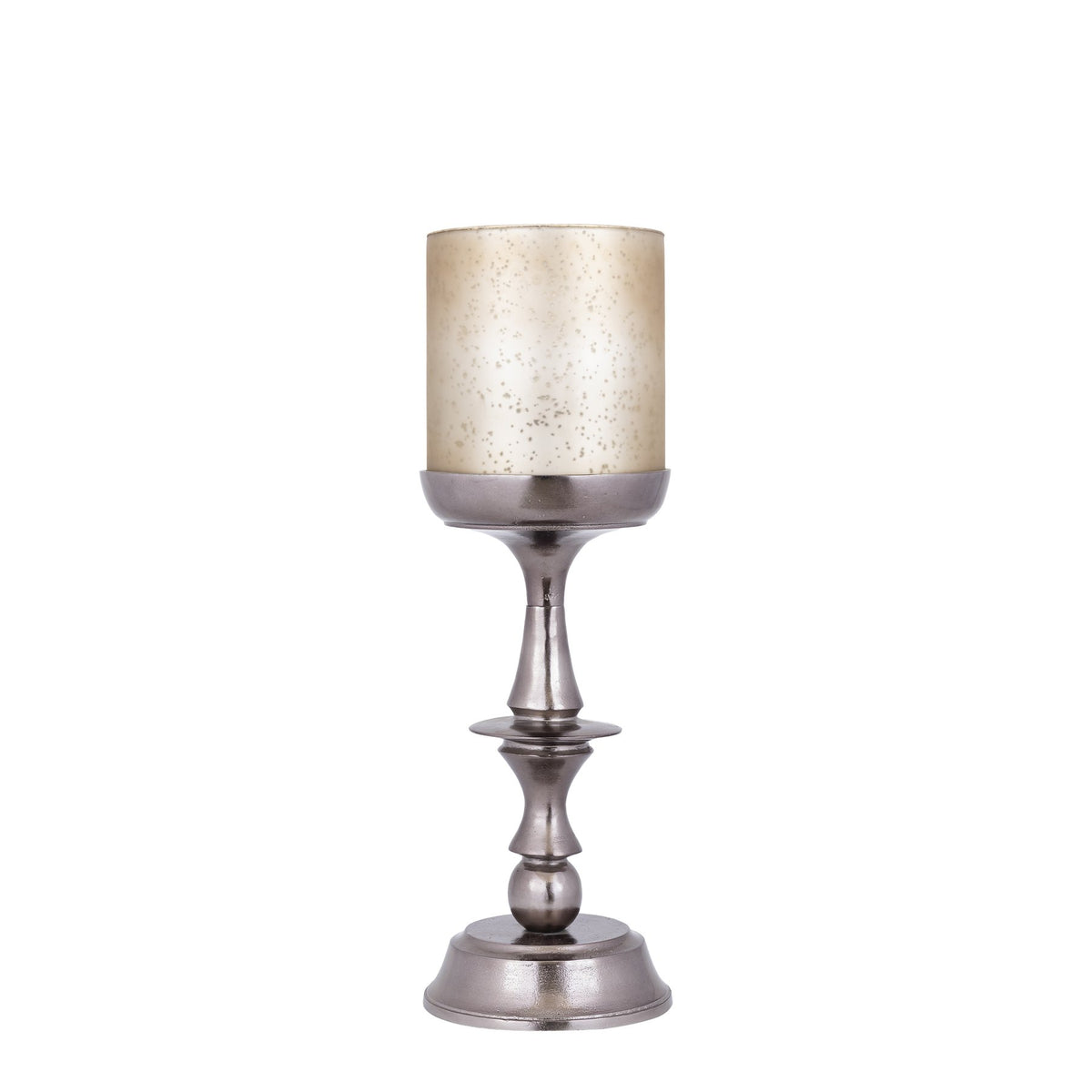 Windlicht Eliviana Silber 64 cm, Freisteller