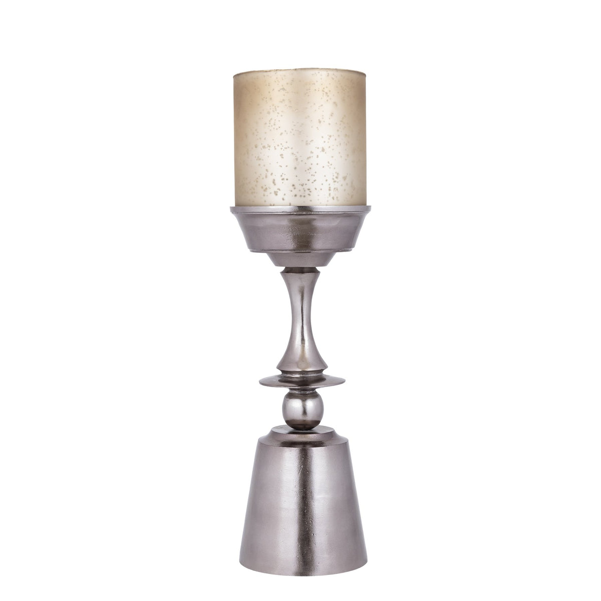 Windlicht Eliviana Silber 74 cm, Freisteller