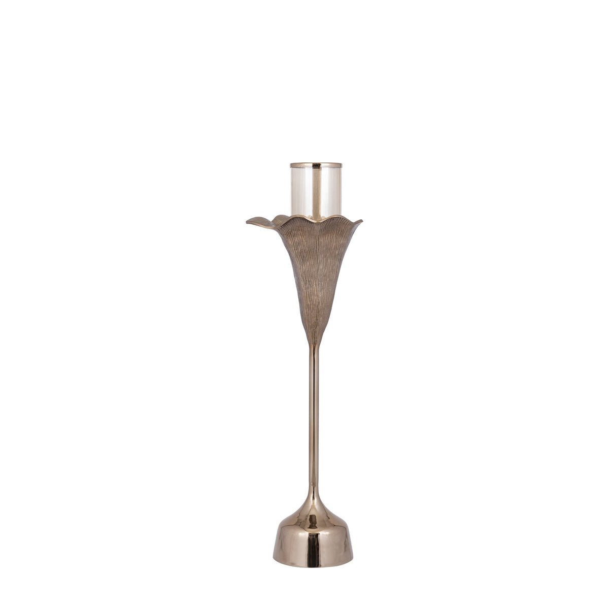Windlicht Kourtney Bronze 91 cm, Freisteller
