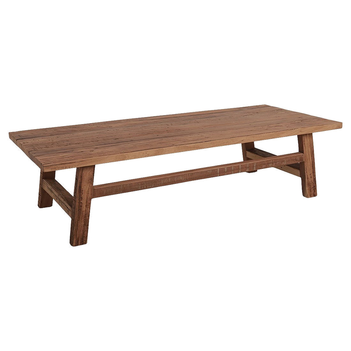 Couchtisch Grainwood rechteckig aus recyceltem Altholz, 140 x 60 cm | Freisteller | STUFF Loft