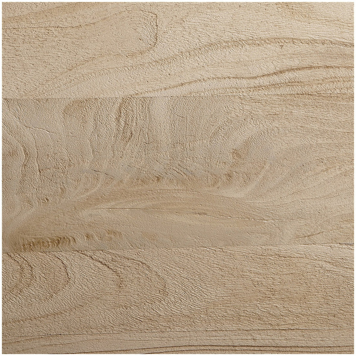 Esstisch Driftwood aus hellem Mangoholz mit Trapezbeinen | Detail Holzoberfläche | STUFF Loft