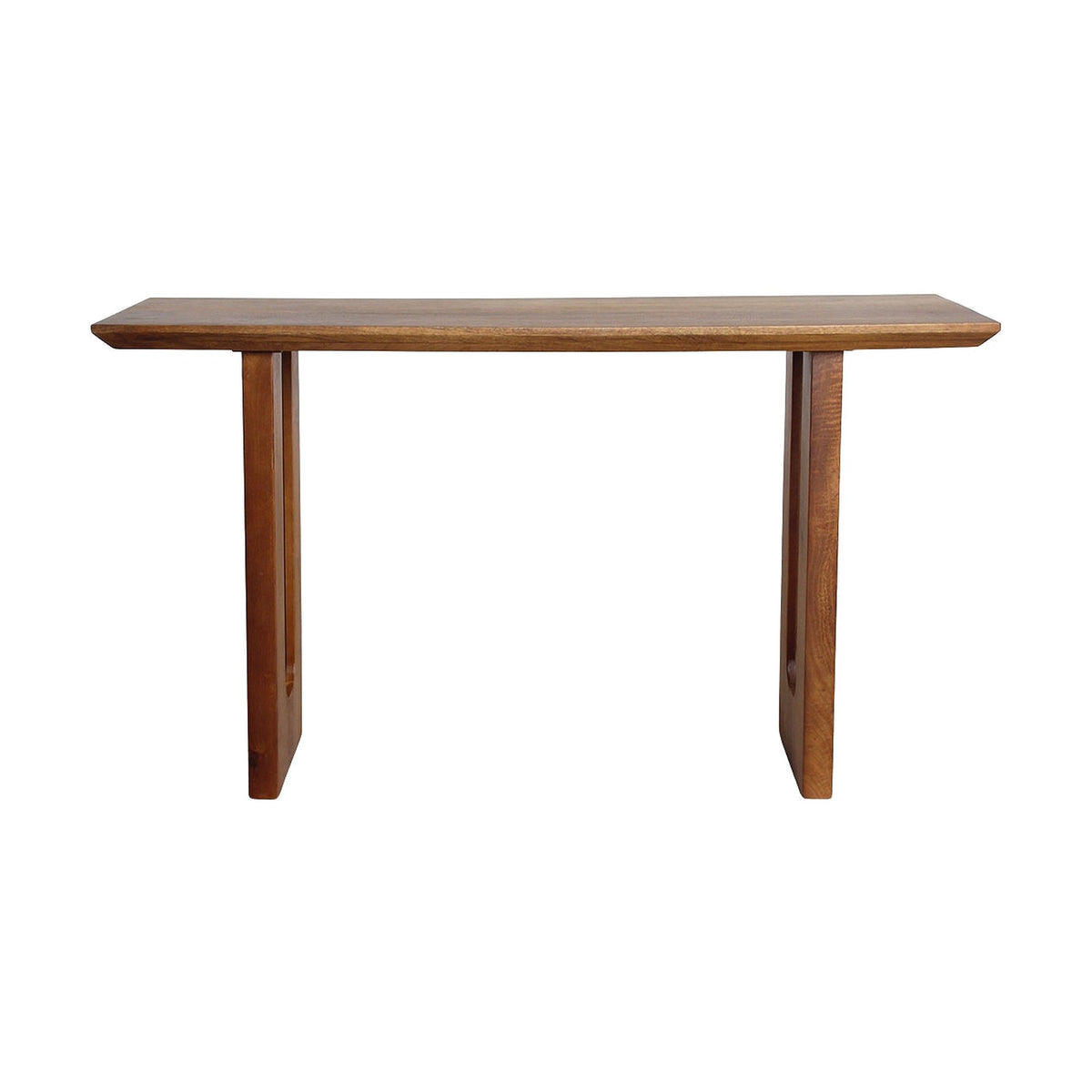 Konsolentisch Curvo aus Mangoholz mit Bogenbeinen, 140 cm | Freisteller | STUFF Loft