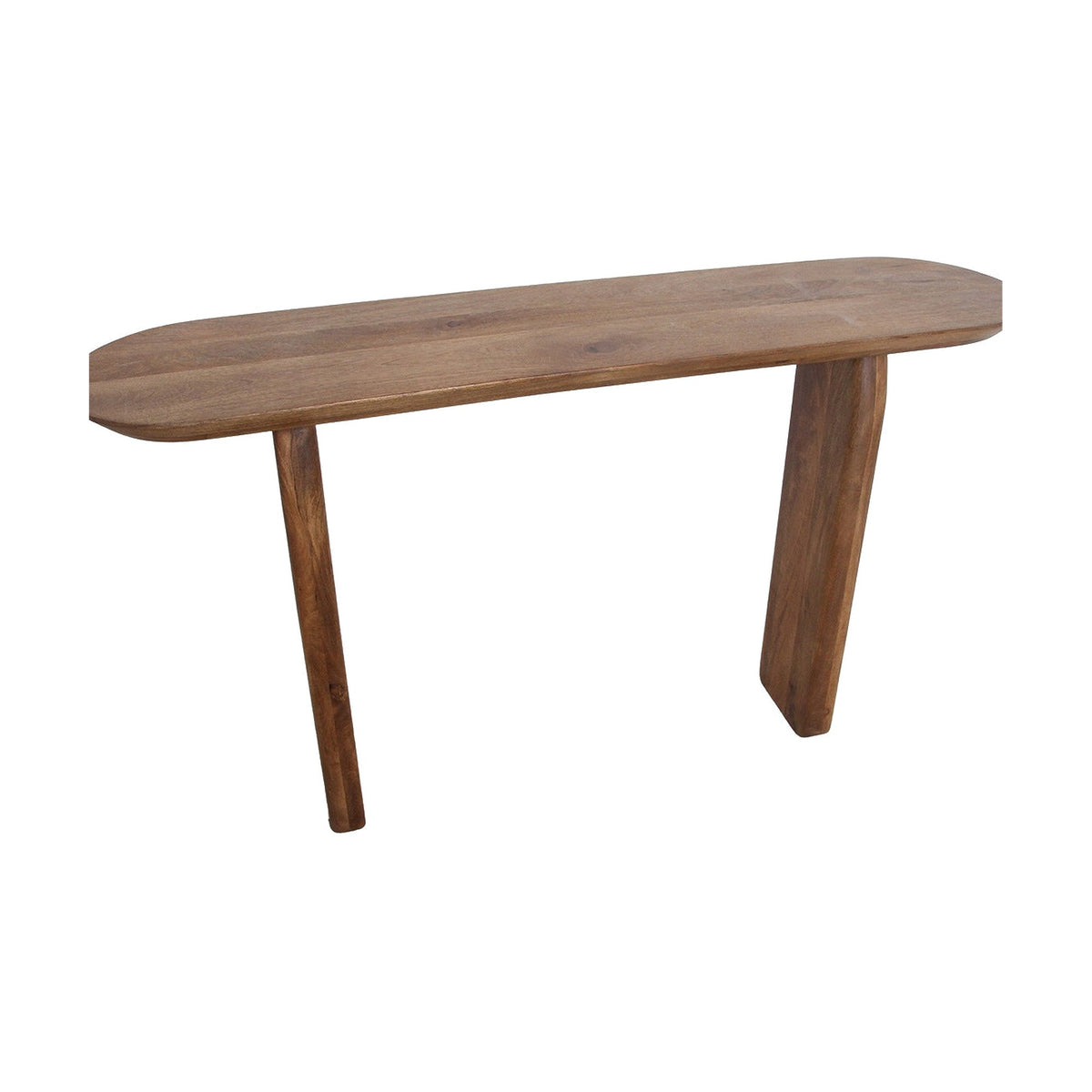 Konsolentisch Curvo schmal aus Mangoholz, 140 cm | Freisteller | STUFF Loft