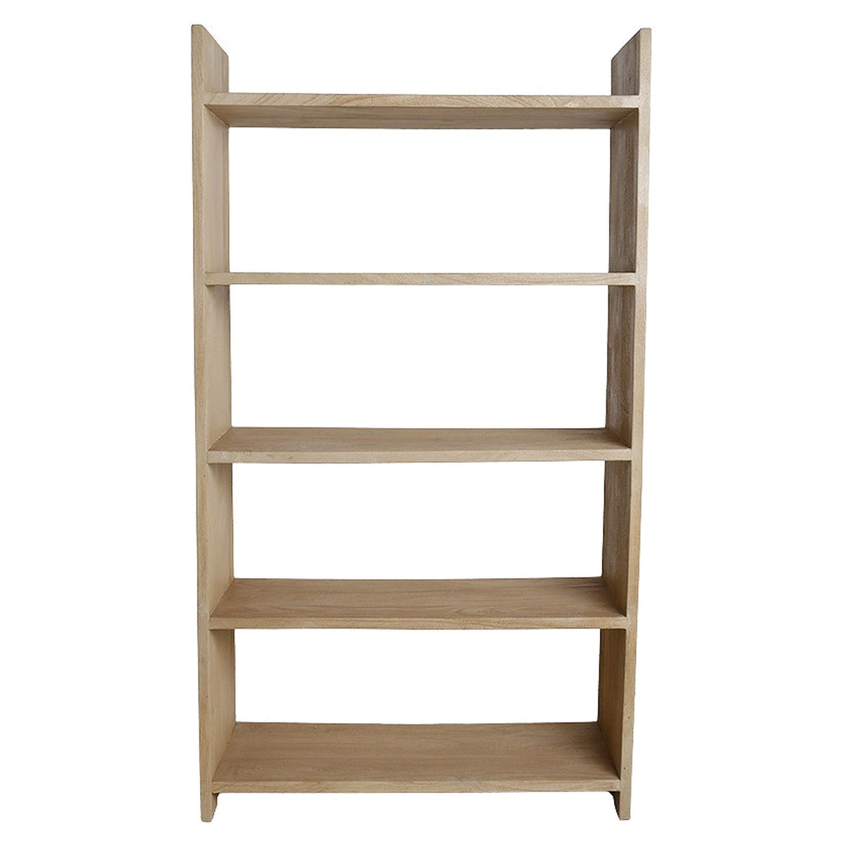 Regal Driftwood offen aus hellem Mangoholz, 80 x 180 cm | Freisteller | STUFF Loft