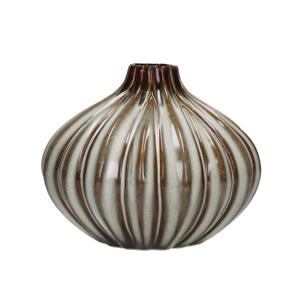 Vase Baia aus Keramik, weiß