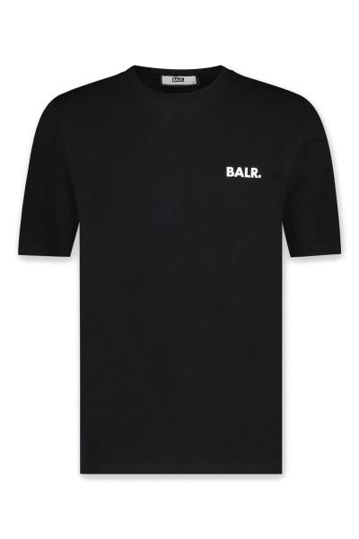 BALR. Herren T-Shirt Athletic Small Branded Chest Jet Black