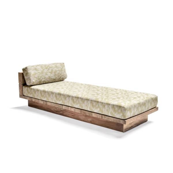 Outdoor-Chaiselongue Magnus inkl. Polster - Gommaire