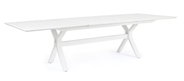 Ausziehbarer Tisch Kenyon L200-300cm weiß