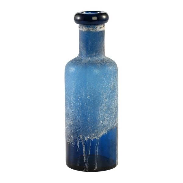 Deko-Flasche Vase Cool Blue m